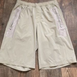 Lululemon khaki athletic shorts